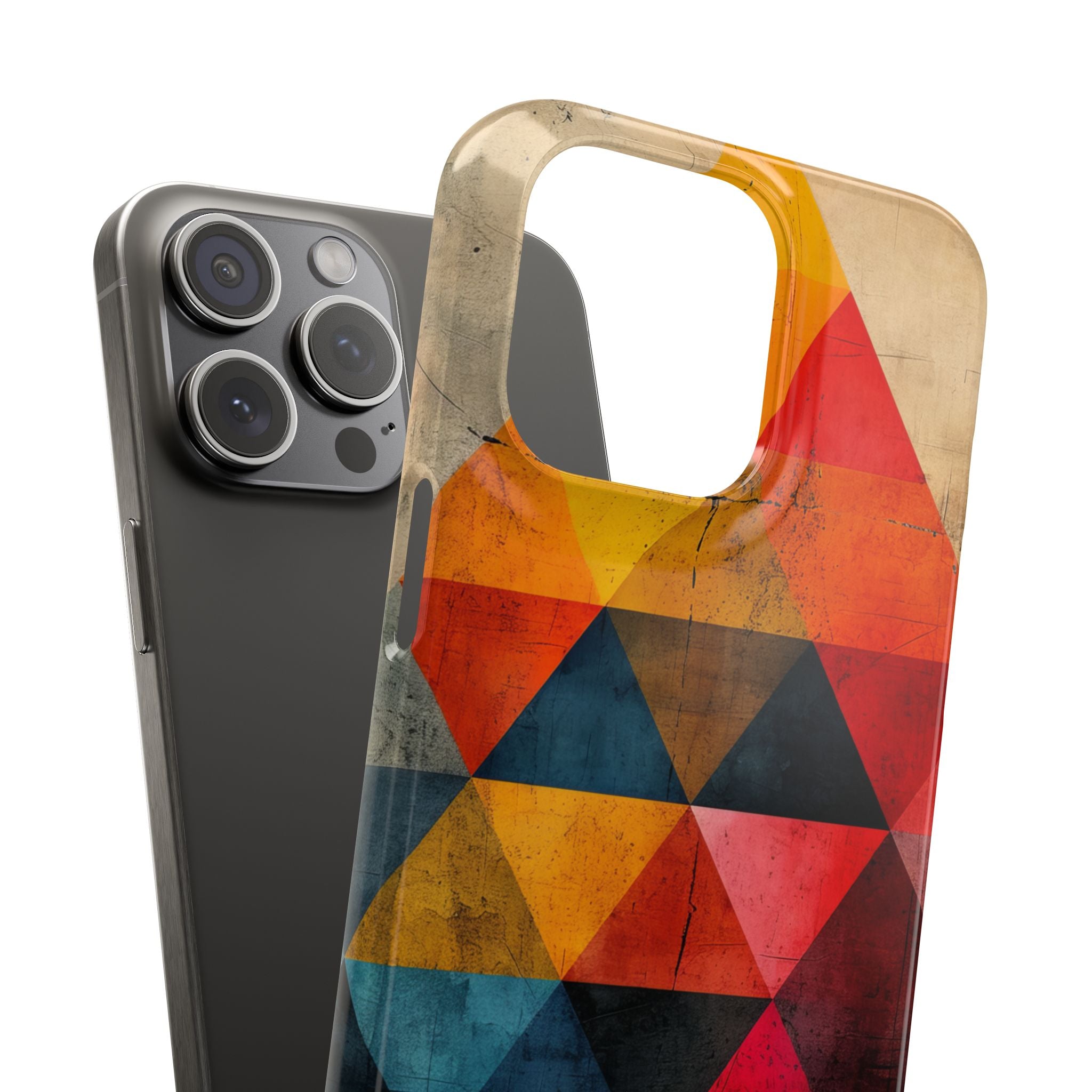 Geometric Energy - Slim iPhone 15 Phone Case