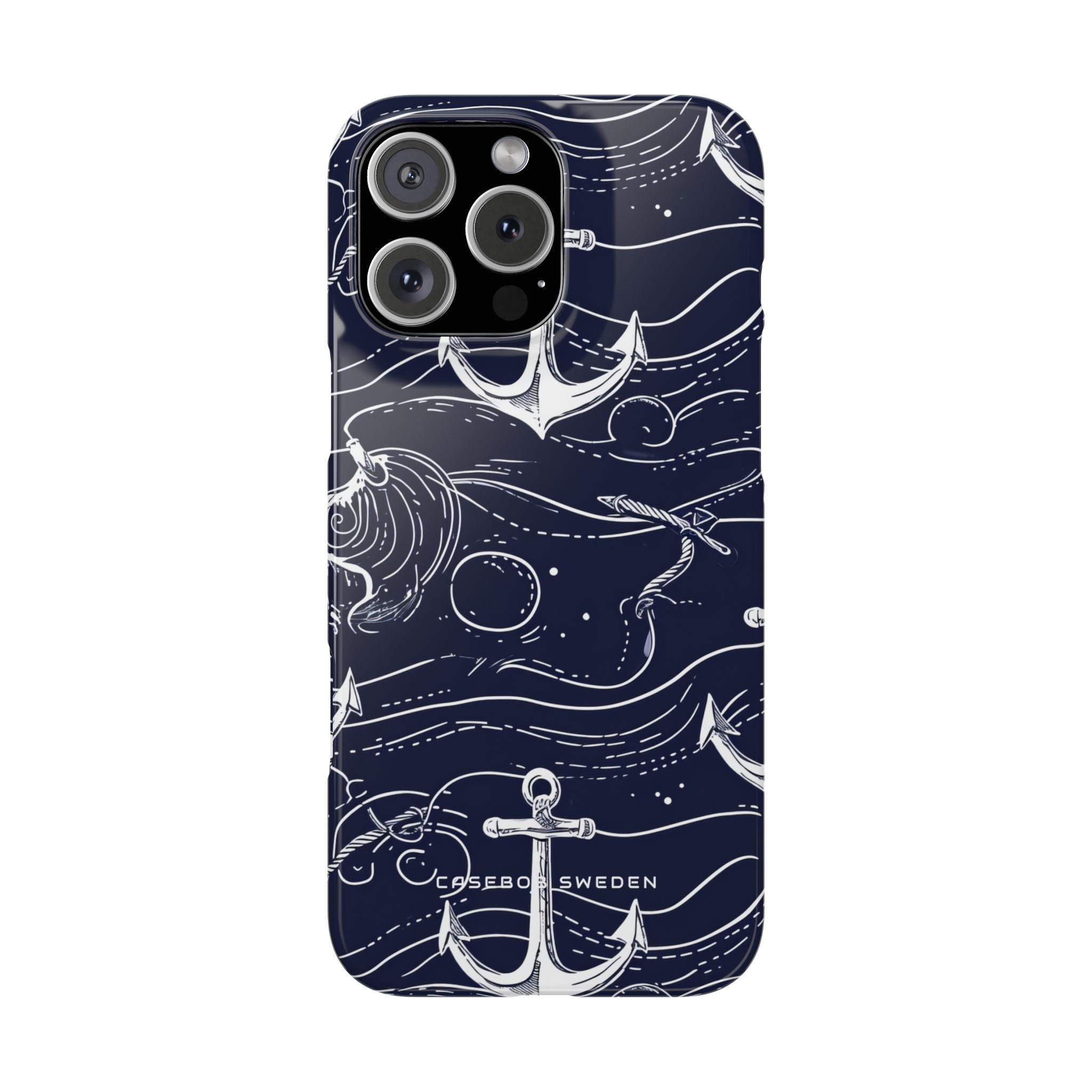 Gradient Anchorflow Waves iPhone 16 - Slim Phone Case