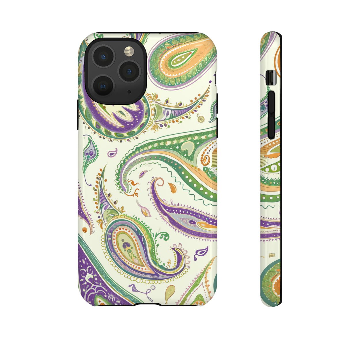 Paisley Pastell Eleganz - Schutzhülle fürs Handy