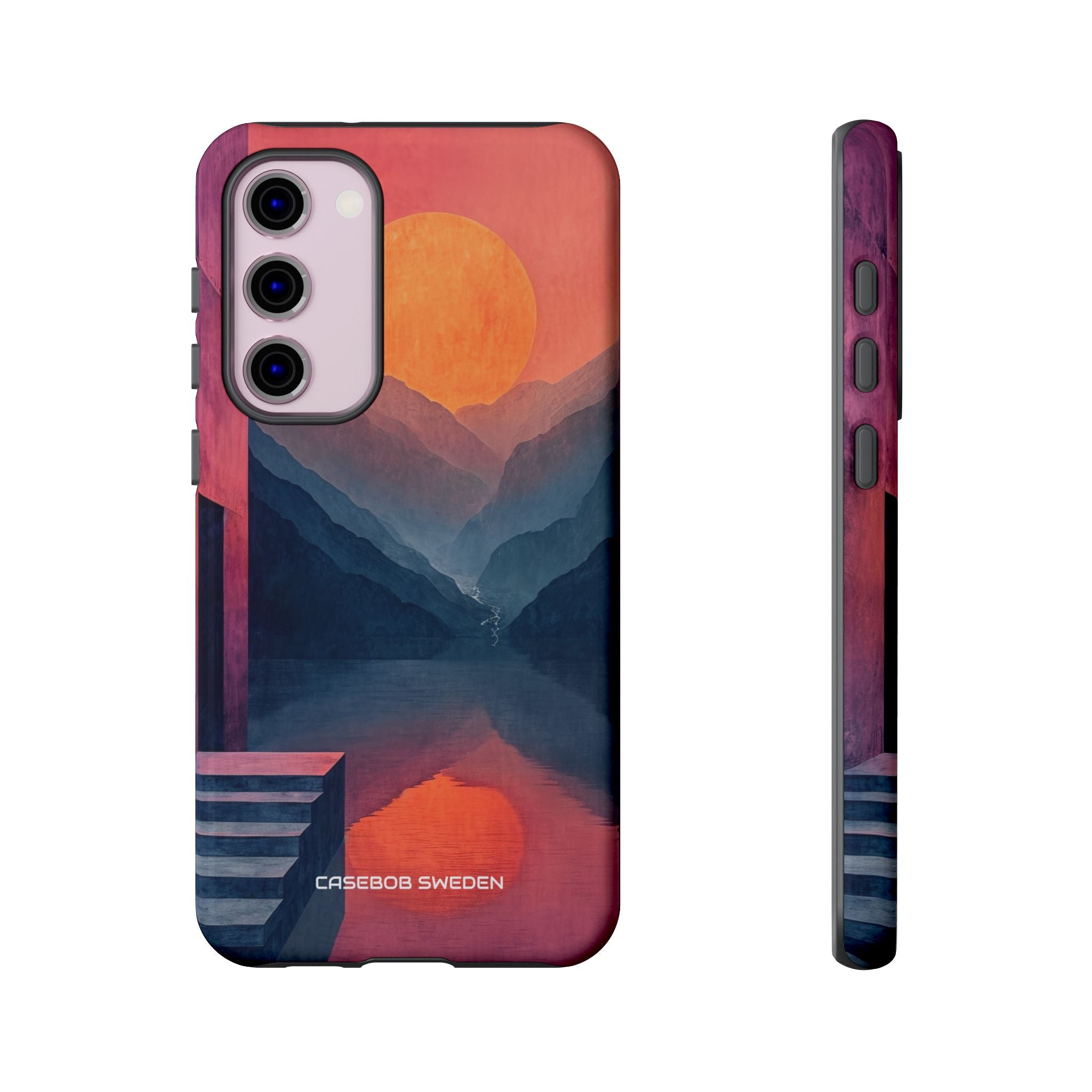 Surreal Sunset Landscape - Tough Samsung S23 Phone Case