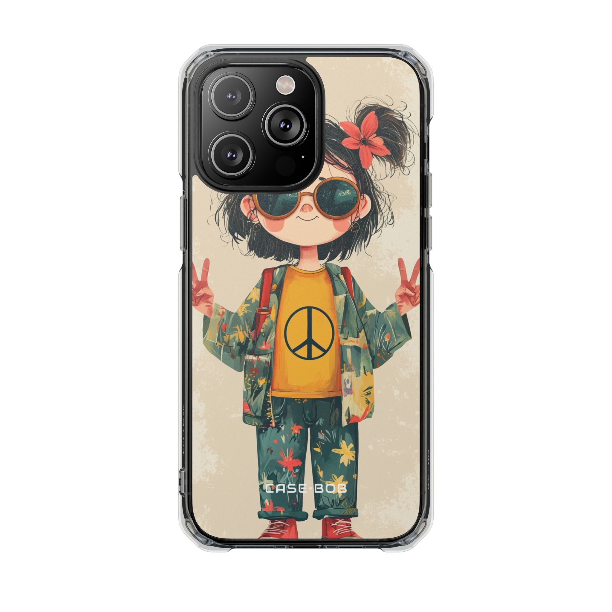 Peace Pigtails iPhone 14 Pro Max Case - Impact