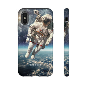 Astronaut in outer space - Protective Phone Case