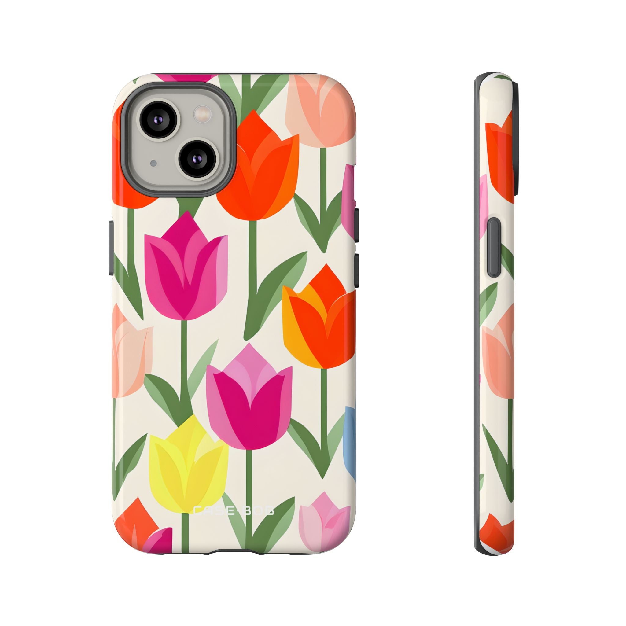 Tulip Harmony Green iPhone 14 Case - Tough