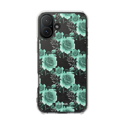 Turquoise Rose Symphony iPhone Case - Impact