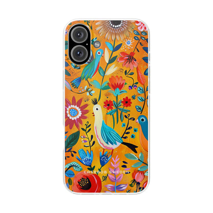 Whimsical Vintage Nature Harmony iPhone 16 - Flexi Phone Case