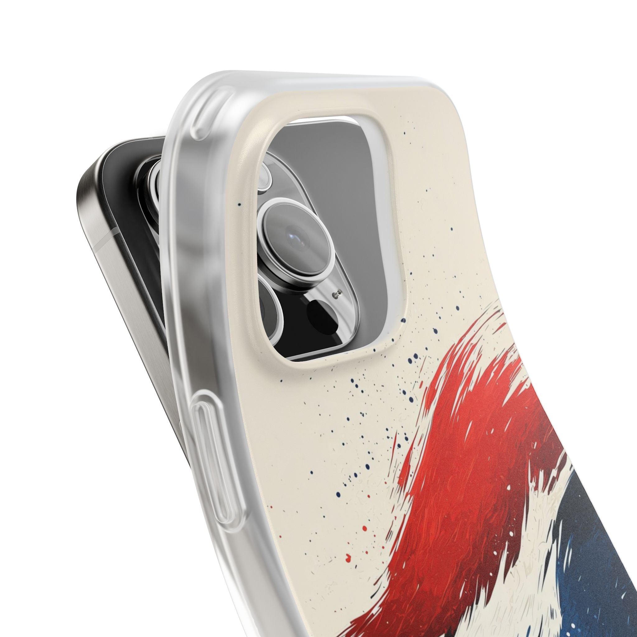 Red Surge iPhone 16 Pro Case - Soft