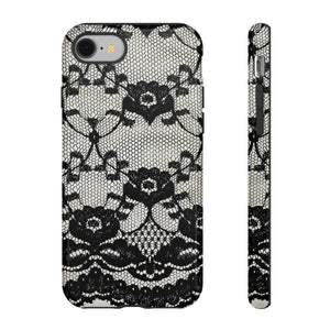 Lilrunge Gothic Flower - Protective Phone Case