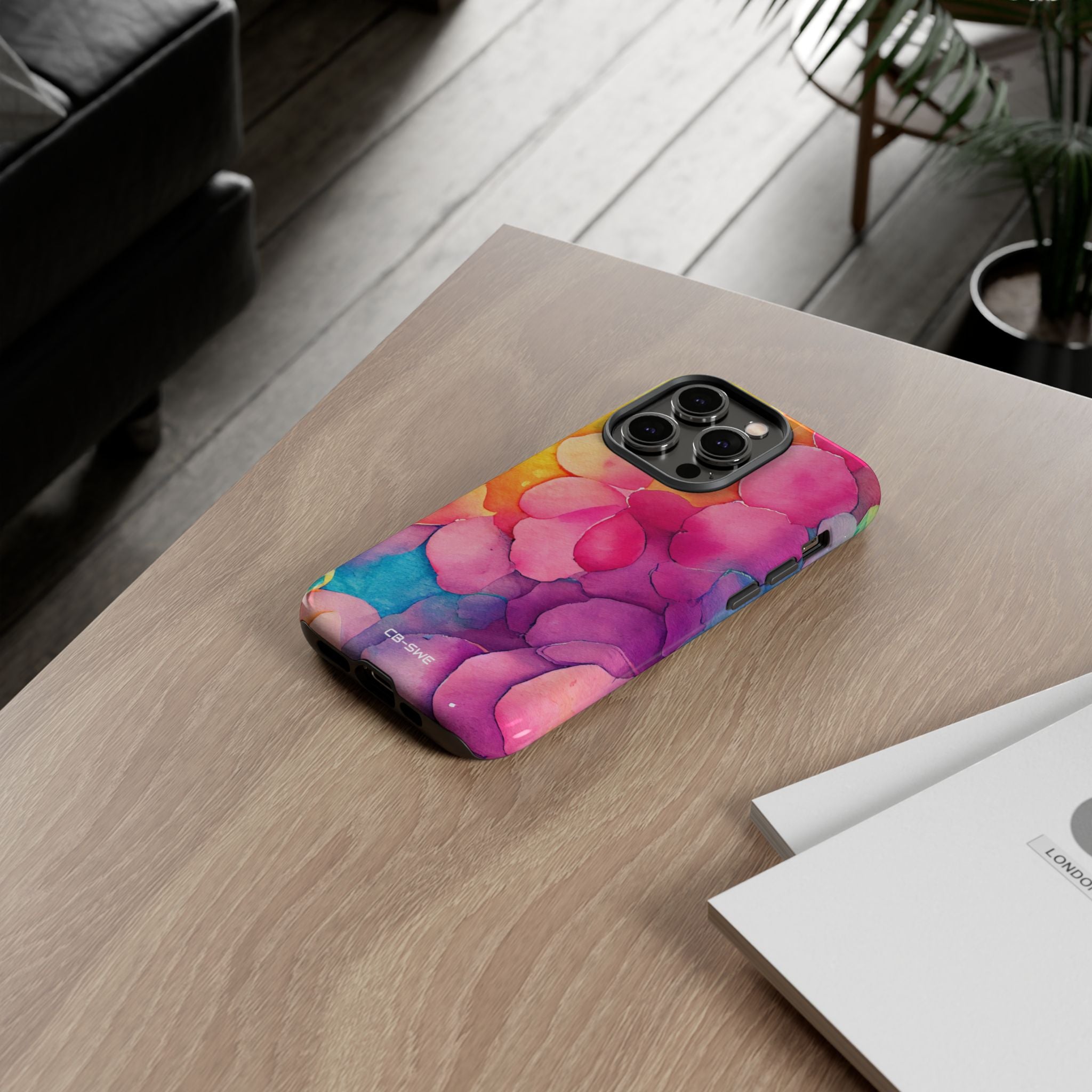 Vibrant Petal Fusion - iPhone Case