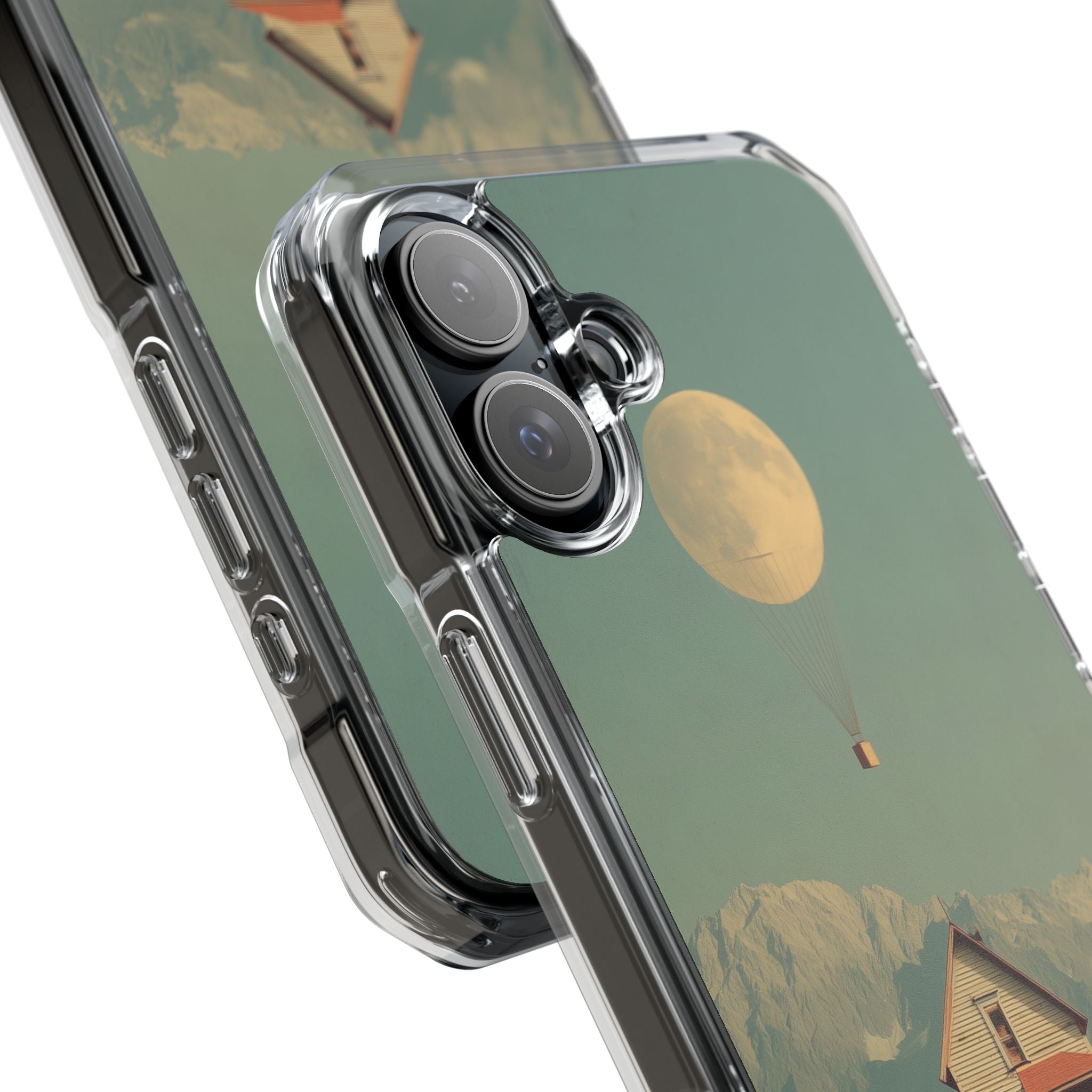 Moon Hovers Low iPhone Case - Impact