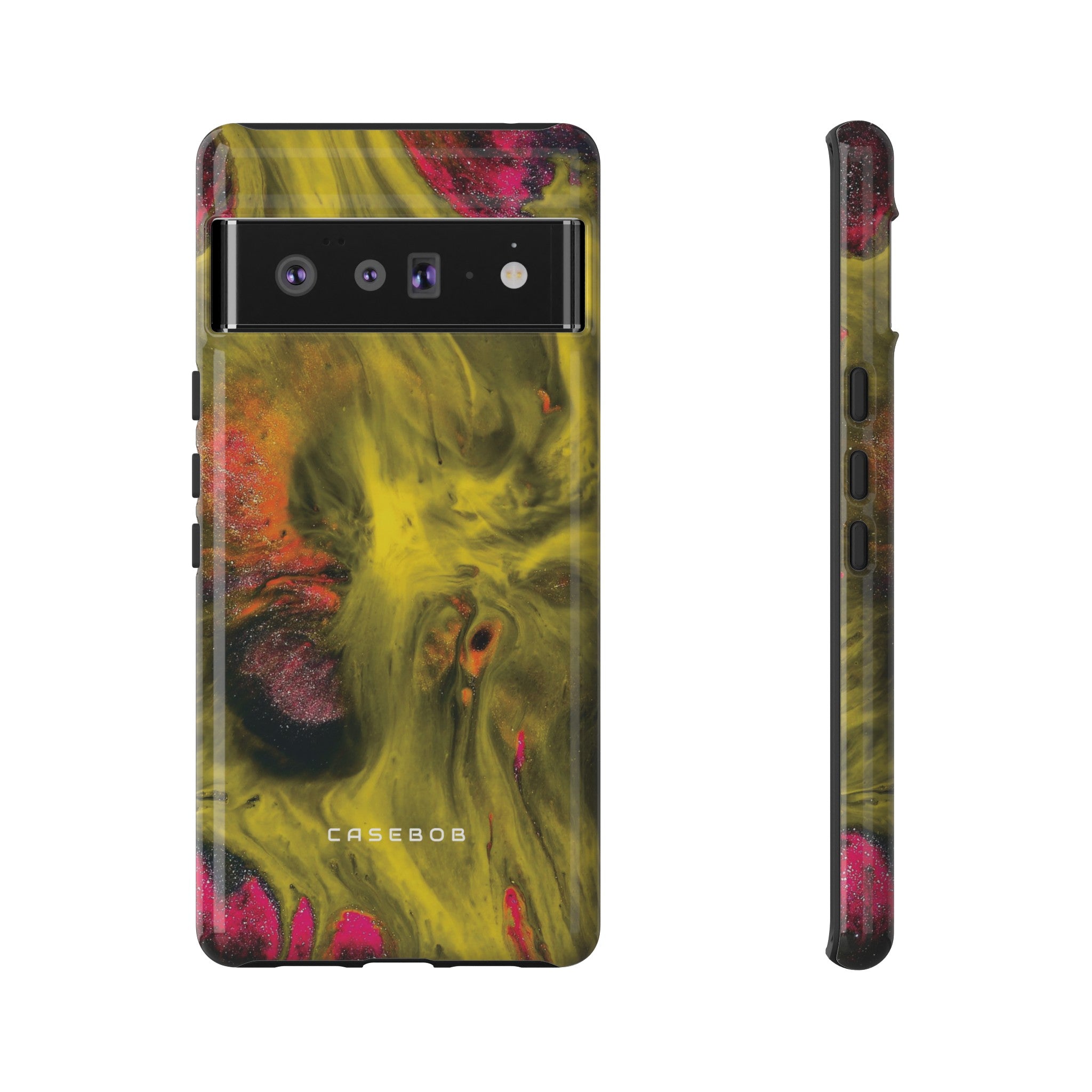 Yellow Ink Art - Protective Phone Case