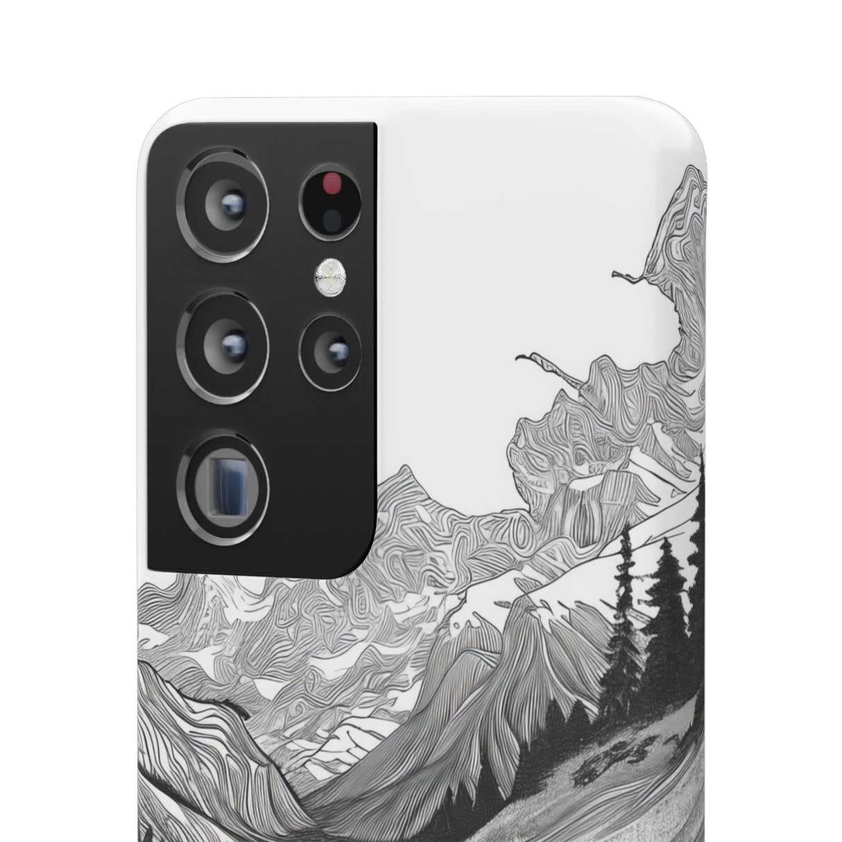 Monochrome Serenity | Slim Phone Case for Samsung