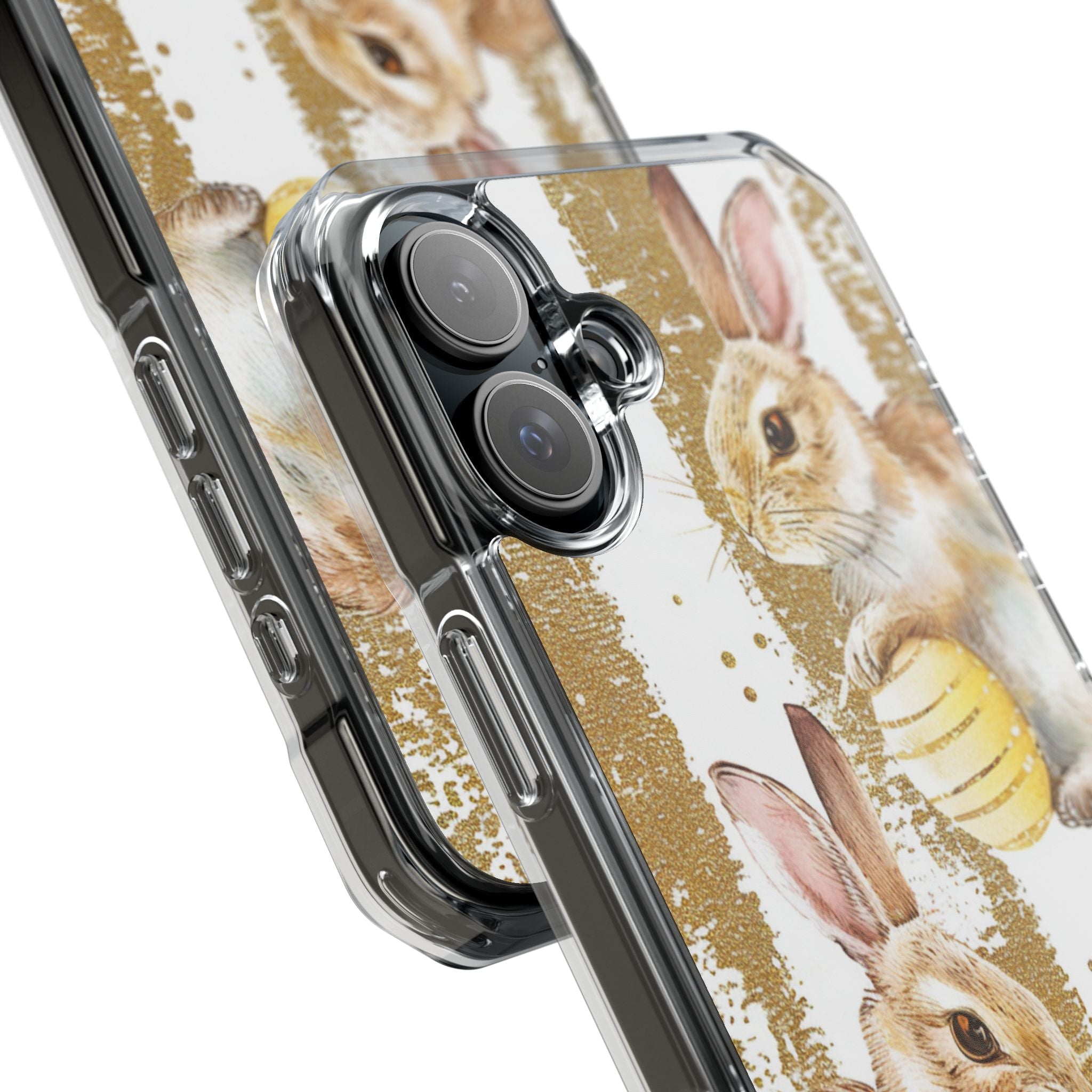 Bunnies Hold Eggs iPhone Case - Impact