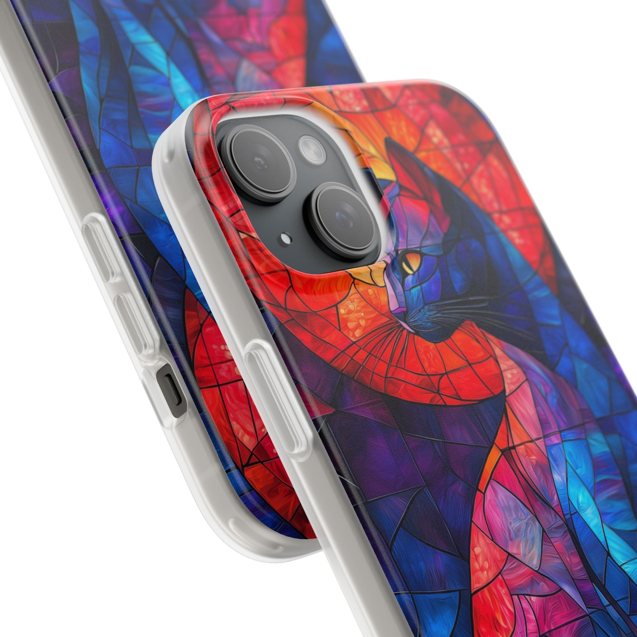 Celestial Cat iPhone 15 Plus Case - Soft