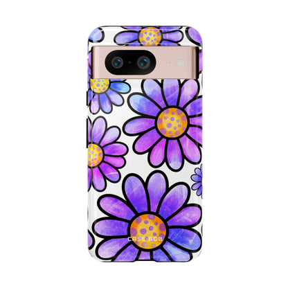 Polka Dot Blooms Google Pixel 8 Case - Tough
