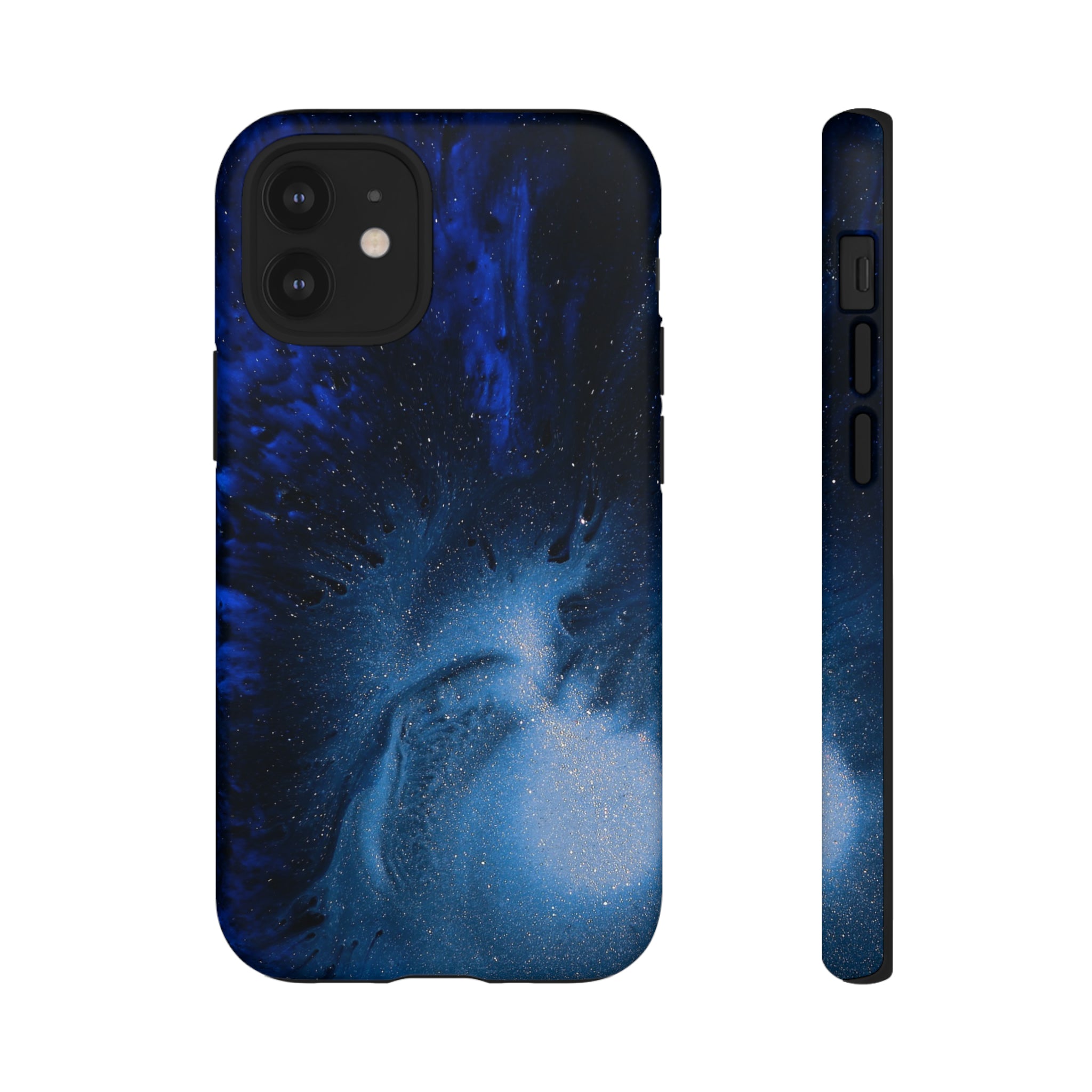 Winter Blue Ink Art - Protective Phone Case