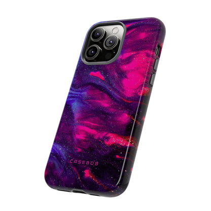 Deep Purple Ink Art - Protective Phone Case