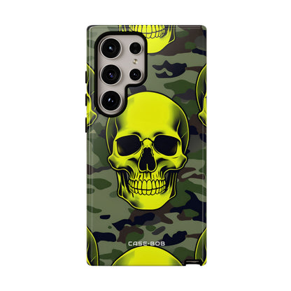 Neon Skull Camo Samsung S24 Ultra Case - Tough