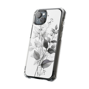 Botanical Serenity - Phone Case for iPhone (Clear Impact - Magnetic)