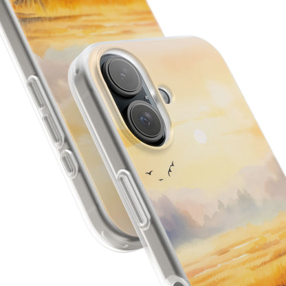 Glowing Sunrise iPhone 16 Case - Soft