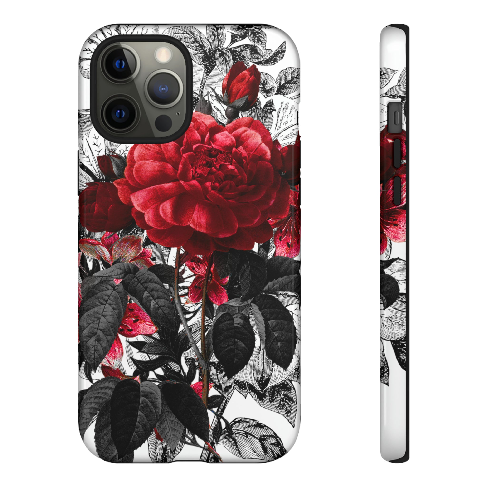 Grunicked Gothic Flower - Protective Phone Case