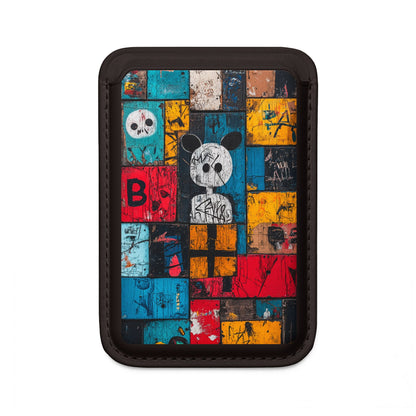 White Orb Graffiti Wallet – MagSafe Ready