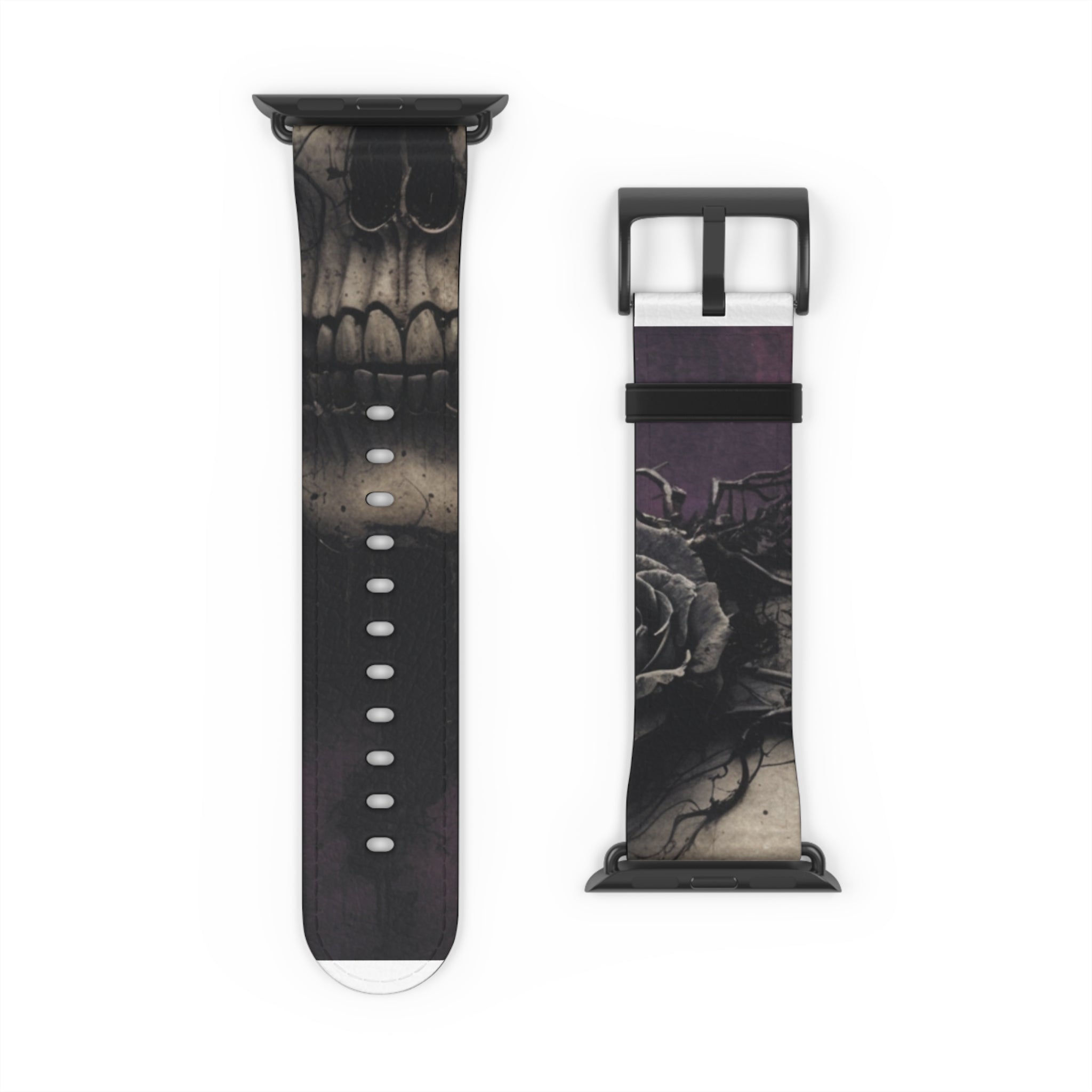 Winged Skull Rose - Watch Band