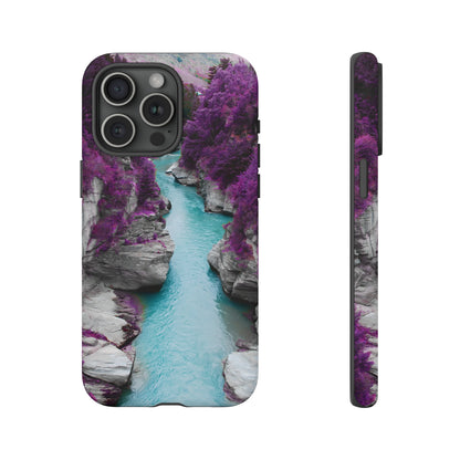 Purple Pine Forest - Protective Phone Case