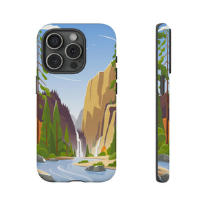 Waterfall at National Park - Protective Phone Case