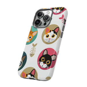 Cats Fishbone - Protective Phone Case