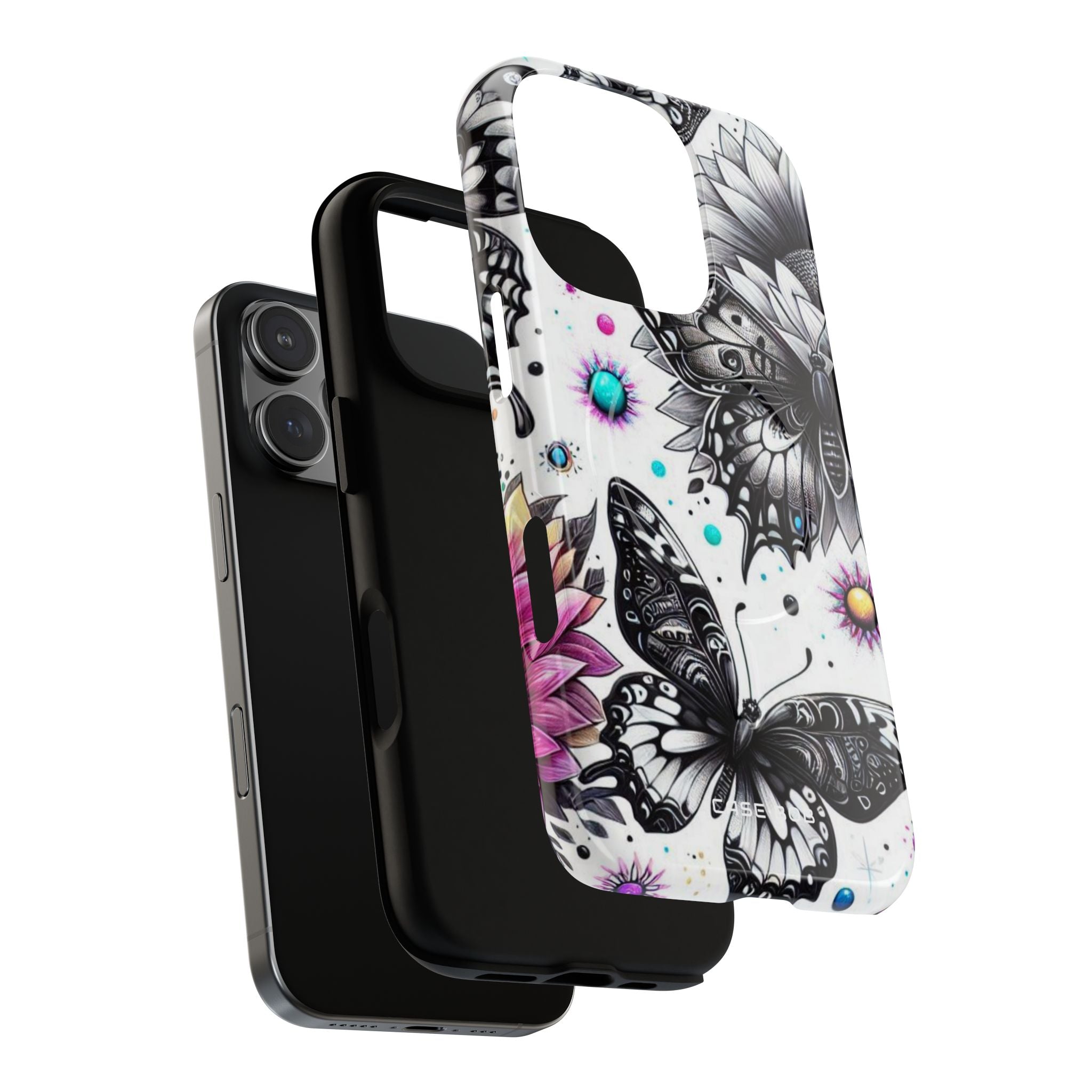 Butterfly Bloom iPhone 16 Pro Case - Tough+