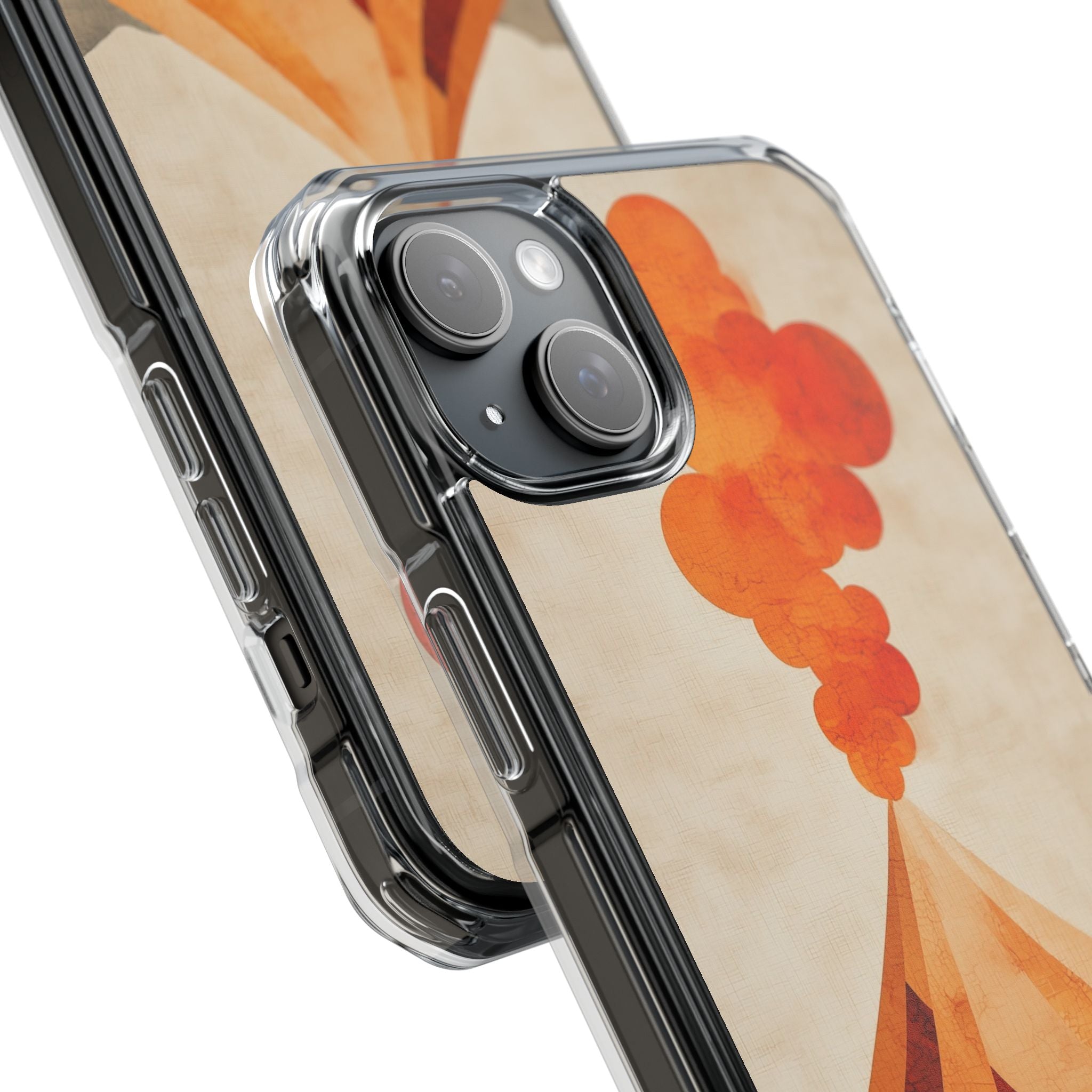 Erupting Heat Waves iPhone Case - Impact