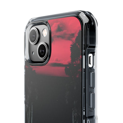 Retro Futuristic Nightscape iPhone Case - Impact