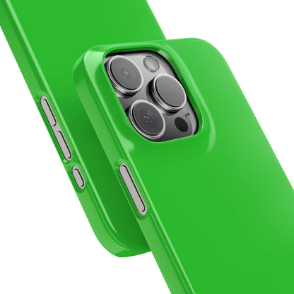 Lime Green - Slim iPhone 16 Phone Case