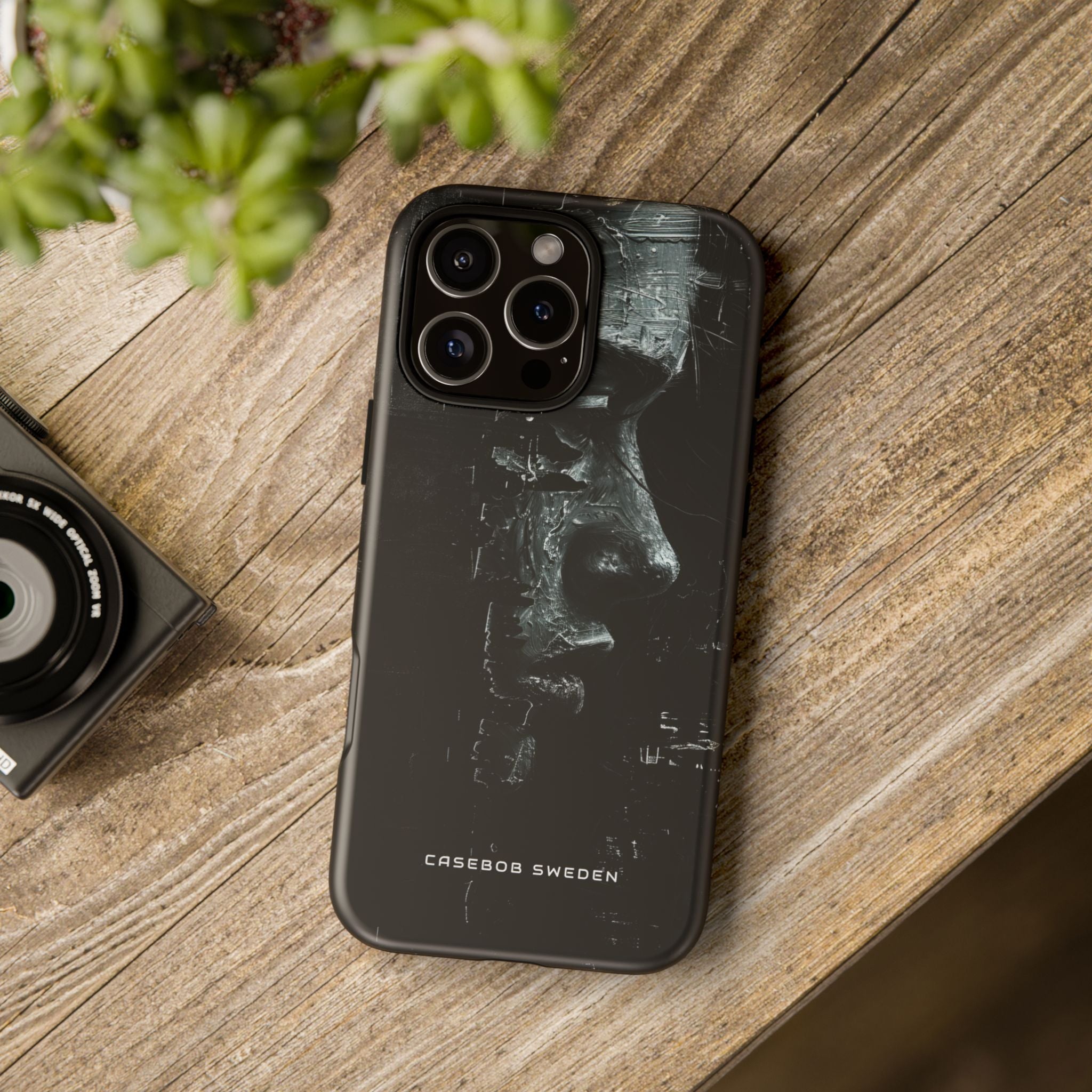 Monochrome Bloom iPhone 16 - Tough Phone Case