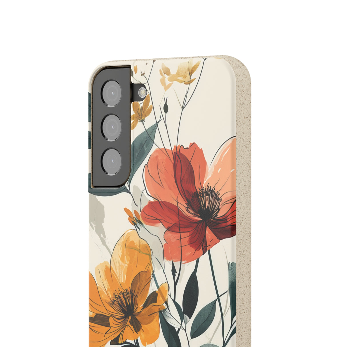 Serene Floral Harmony | Biodegradable Phone Case