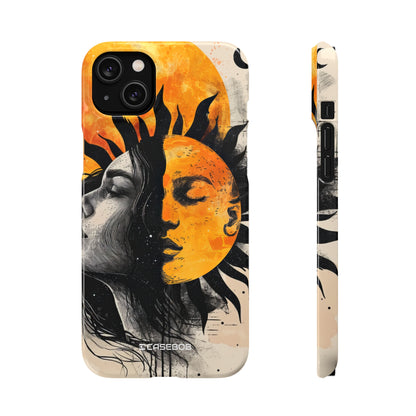 Sunlit Duality | Slim Phone Case for iPhone