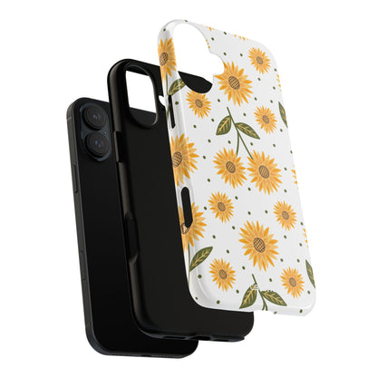 Sunflowers Dance Brightly - iPhone Case