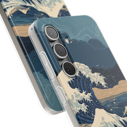 Cresting Blue Wave Samsung S24 Case - Soft