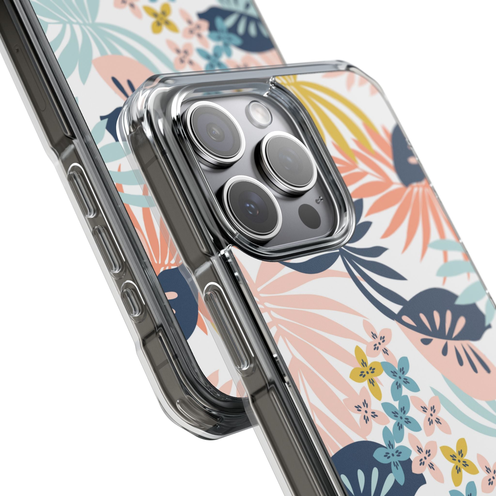Tropical Foliage Blooms iPhone Case - Impact