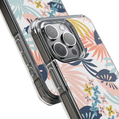 Tropical Foliage Blooms iPhone Case - Impact