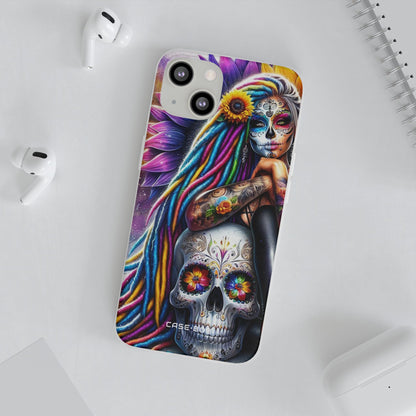 Sunflower Skull Glow iPhone 13 - Soft