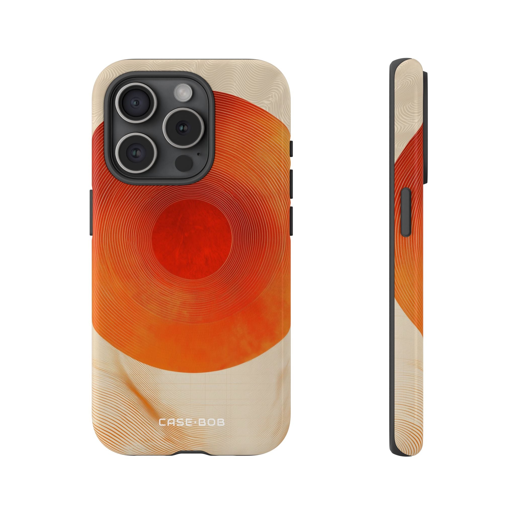Sunburst Swirl iPhone 15 Pro Case - Tough