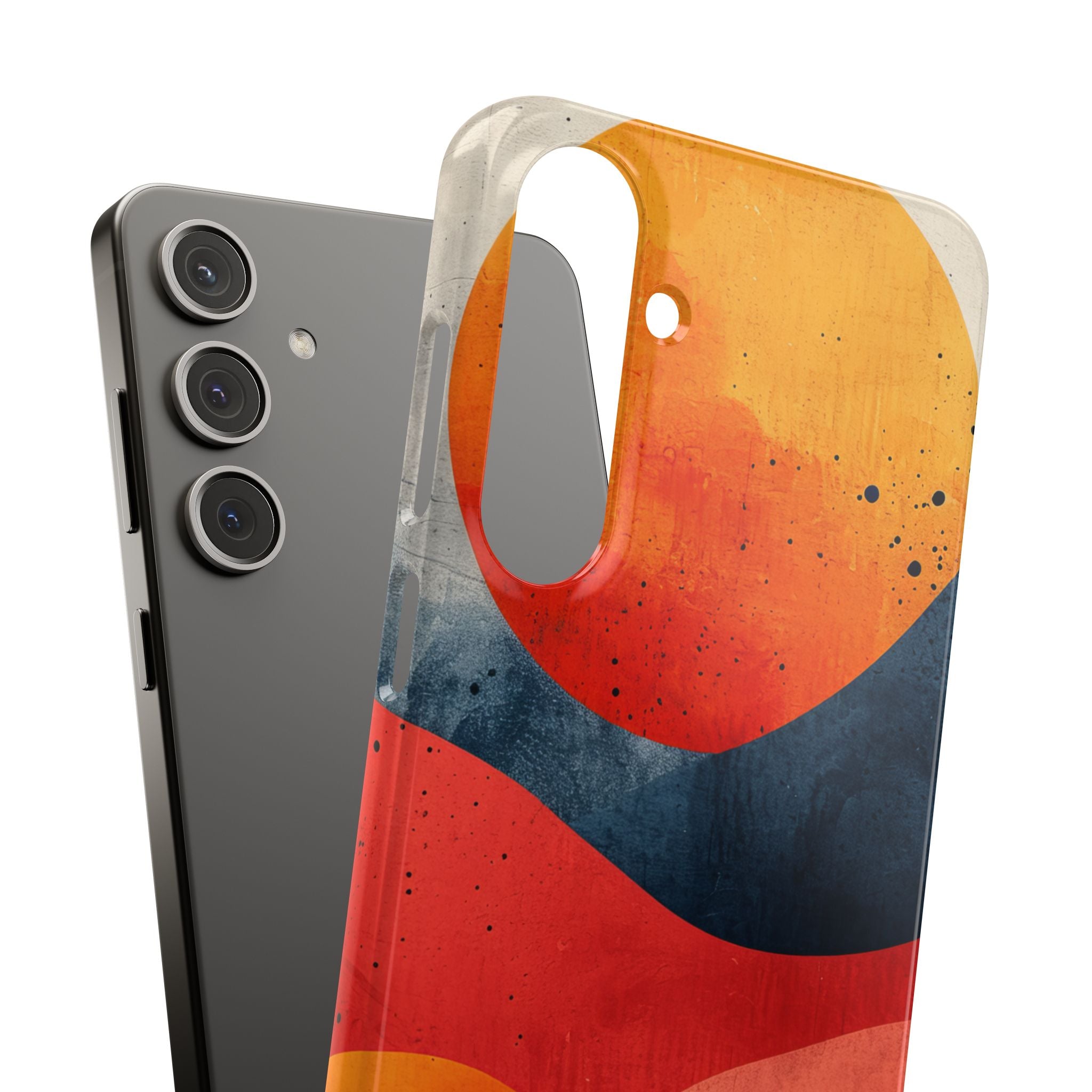 Sunburst Waves - Slim Samsung S24 Phone Case