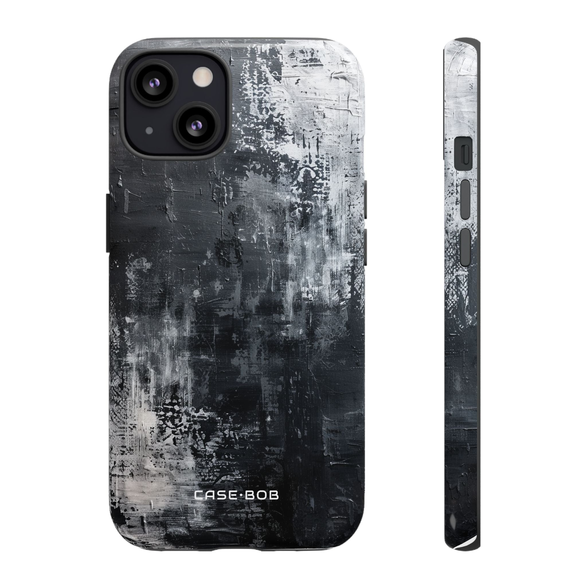 Textured Blackscape iPhone 13 Case - Tough