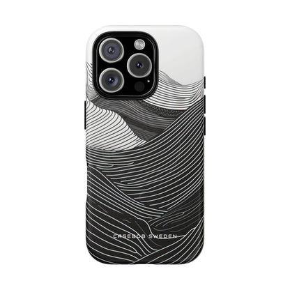 Undulating Horizon Waves iPhone 16  Tough+ Phone Case