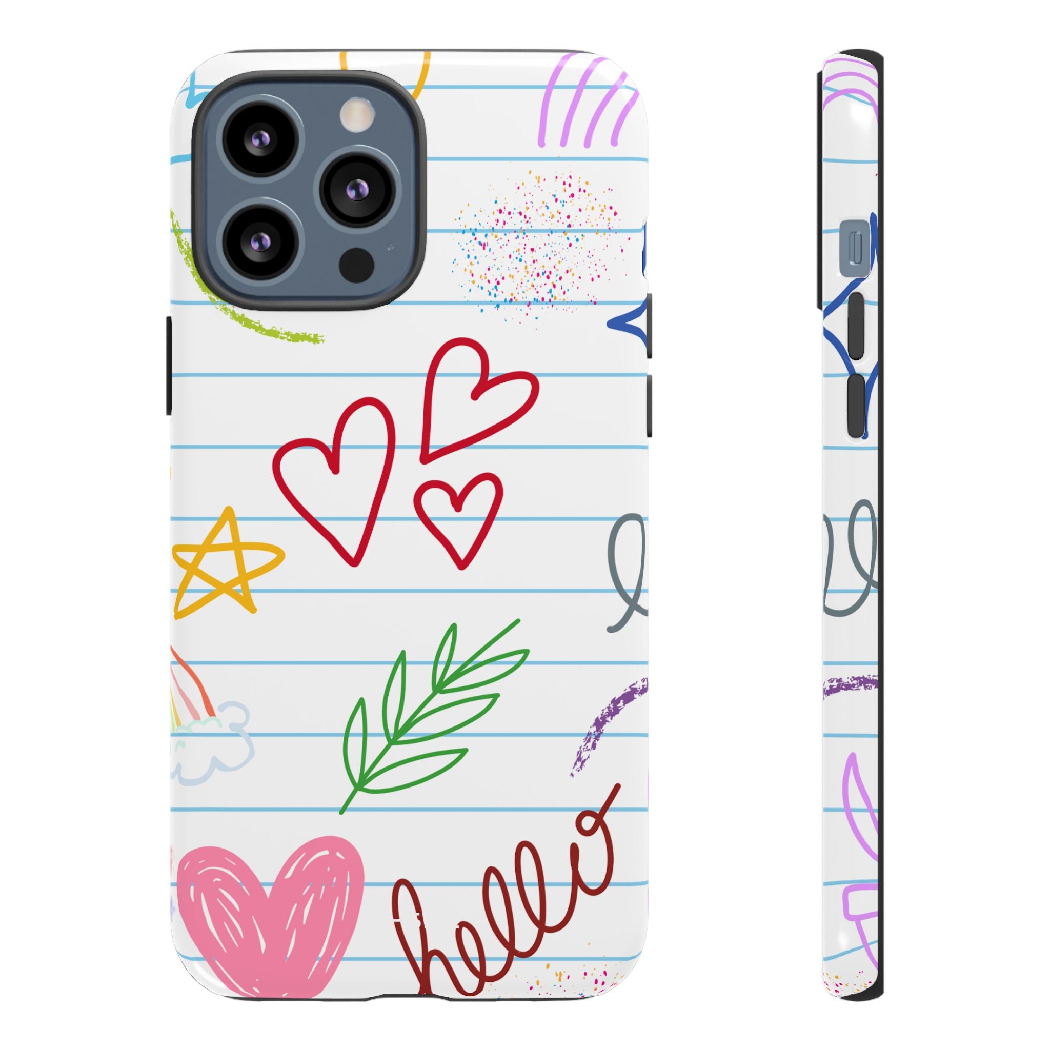 Hearts Dance Happily - iPhone Case