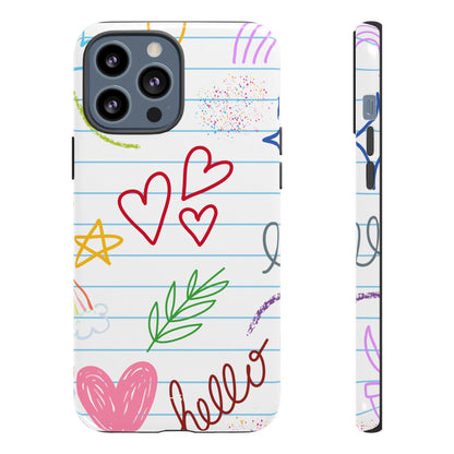 Hearts Dance Happily - iPhone Case