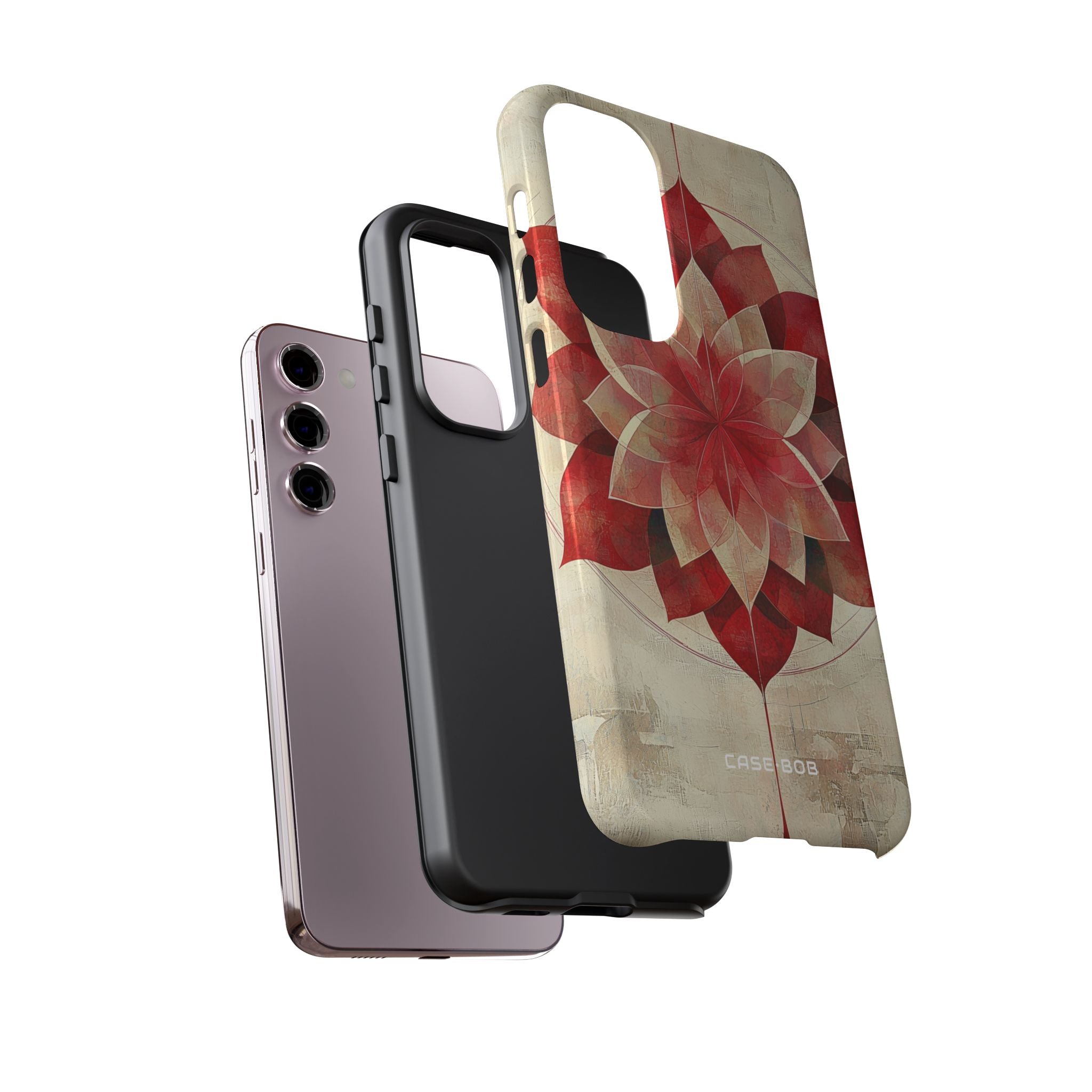 Crimson Bloom Samsung S23 Plus Case - Tough