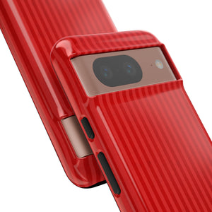 Red Stripes - Protective Phone Case