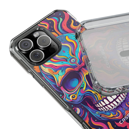 Flaming Skull iPhone 16 Pro Max Case - Impact